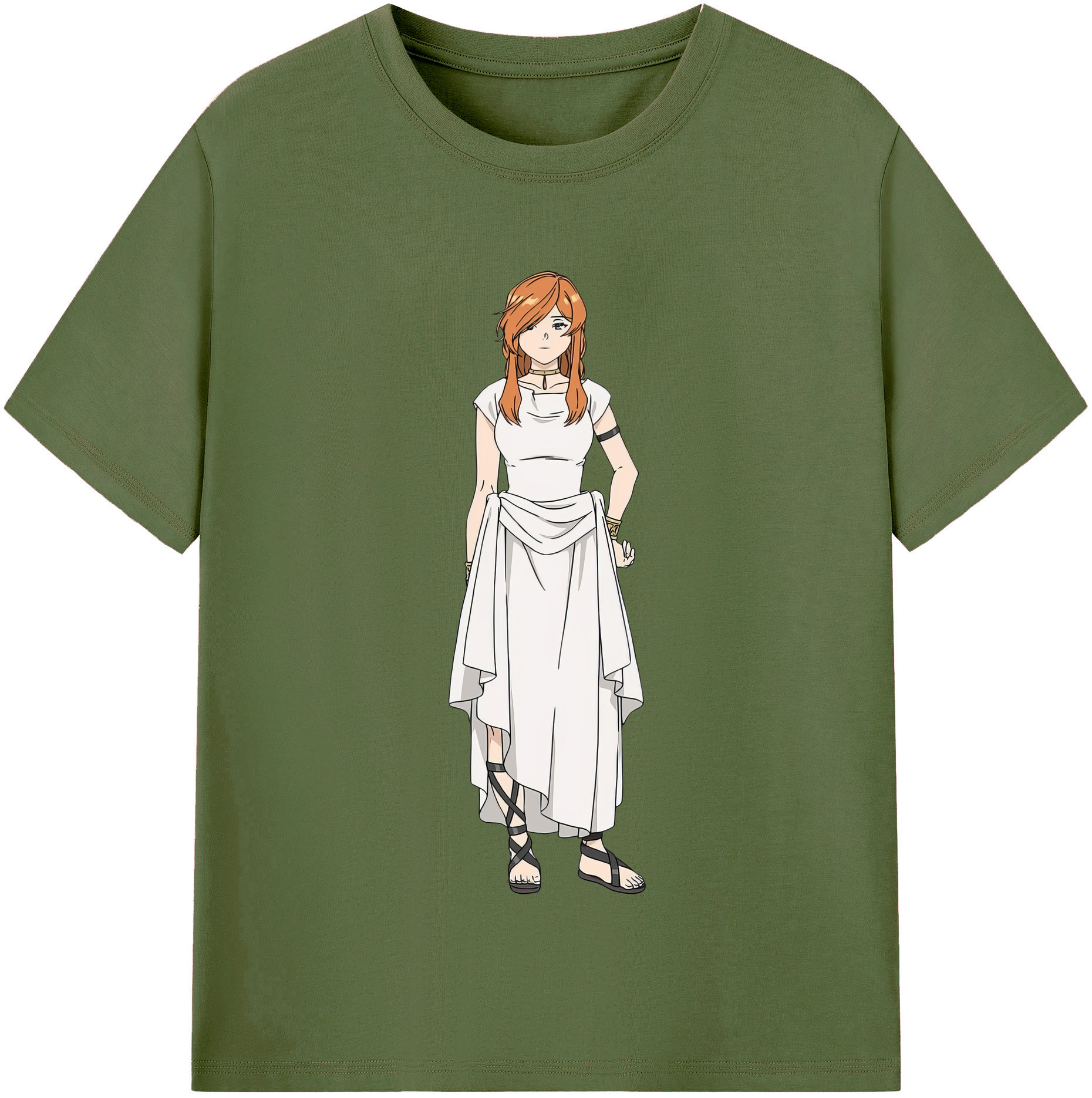 （画像用） 葬送のフリーレン Frieren 綿100％半袖Tシャツ（フロントプリント）